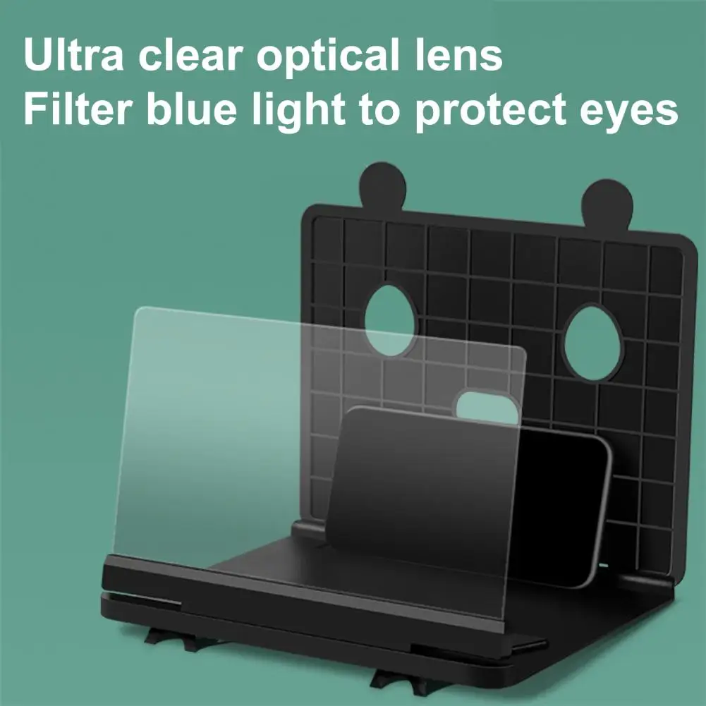 Большой держатель экрана увеличительное стекло ABS точный компактный 10-дюймовый