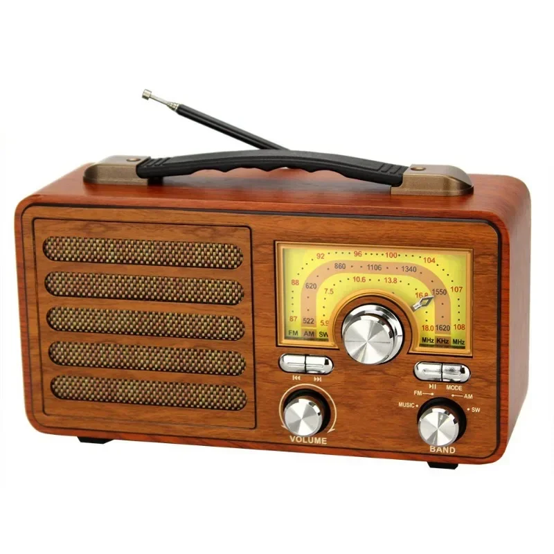 M-1912BT Винтажная радиосвязь Am Fm Sw многодиапазонная с HIFI стерео беспроводной