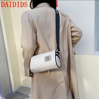 genuine cowhide shoulder modern small square bag sewing line wide suspender crossbody bags for women green side bags for women