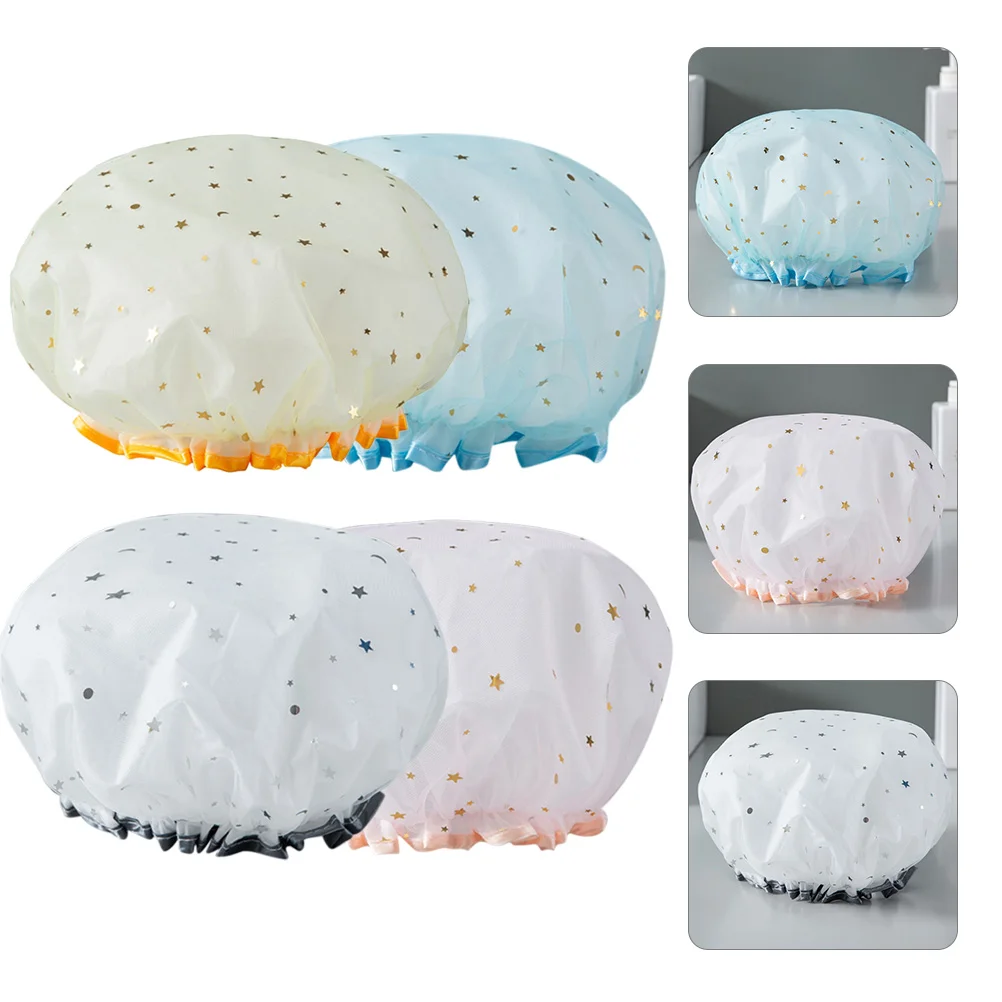 

Hat Women Washing Shower Girls Comfortable Portable Reusable Wear Resistant Supplies Daily Use Lovely Compact