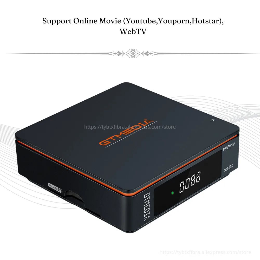 Спутниковый ресивер GTMEDIA V9 Prime mars DVB-S/S2/S2X HEVC основной 10-профиль Встроенный 2 4G WIFI 1080P
