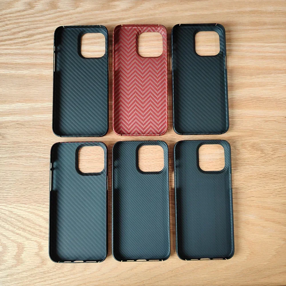 Черный чехол для телефона Apple iPhone 15 Pro Max ip15pm 15pm кевларовый настоящий Арамид карбон