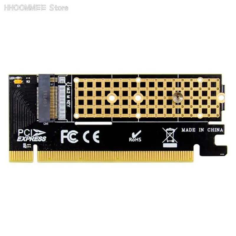 Фото Адаптер M.2 в PCIE x16, карта Pci-e на m.2, преобразователь адаптера NVMe SSD, адаптер m2 M, интерфейс ключа PCI Express 3,0x4 2230-2280 №4