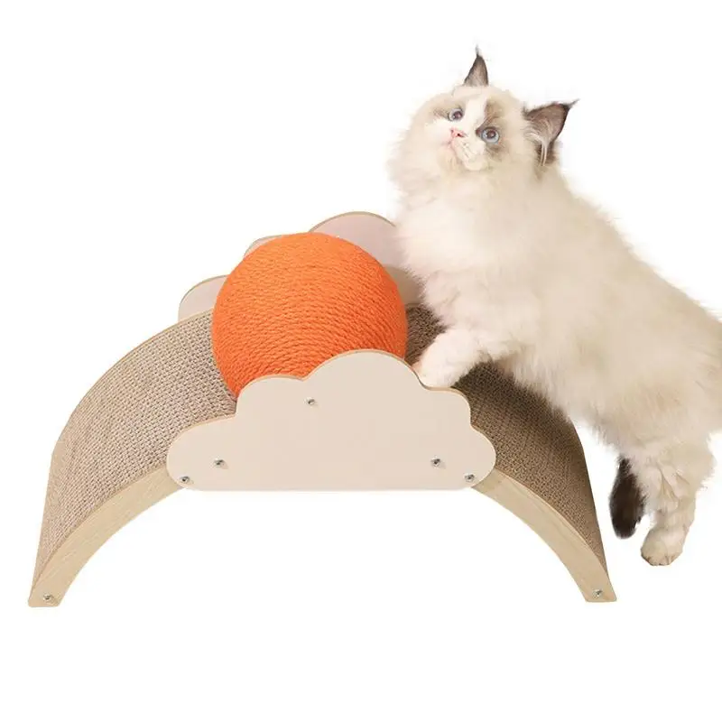 

Cat Scratcher Toy Wear Resistant Grinding Paws Toy Kitten Scratch Bridge Interactive Toy Cat Training Toy Indoor Pet Supplies