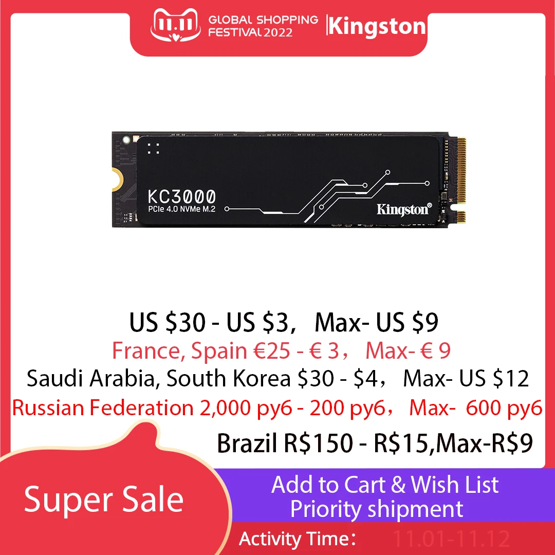 Kingston kc3000 купить