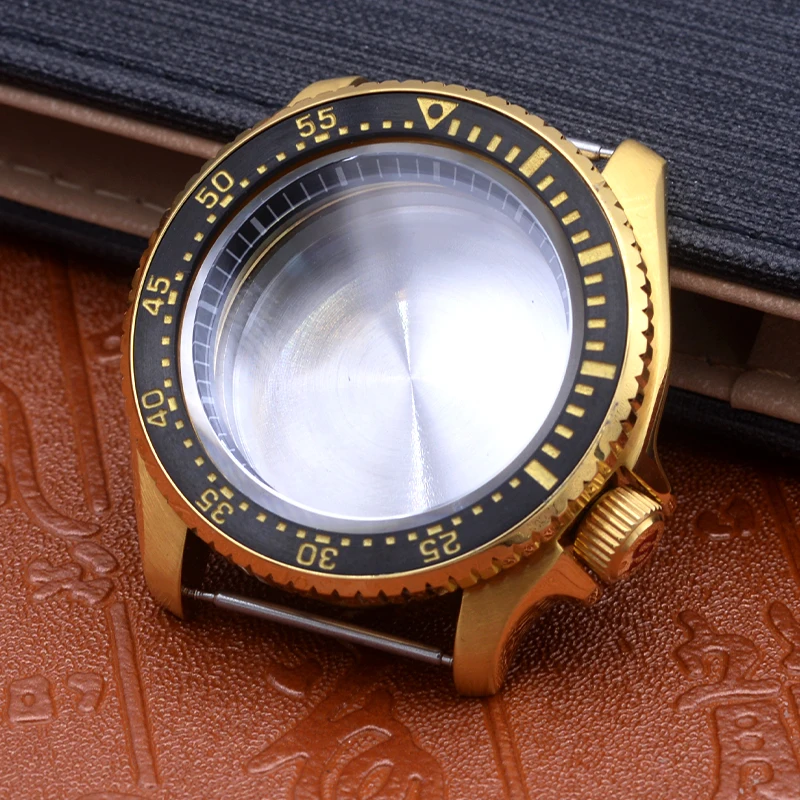 38mm*31.5mm Steel Bezel Insert Fit  SKX007 SRPD Diving Watch Case NH35 NH36 Movement Case Parts Men's Watches Gift enlarge