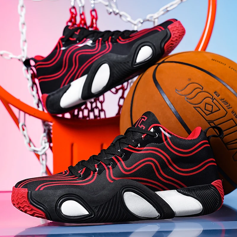 Мужские баскетбольные кроссовки унисекс дышащая уличная спортивная обувь для