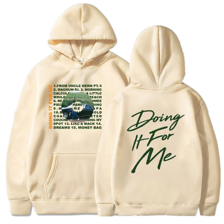 Толстовка с капюшоном длинным рукавом в стиле хип-хоп