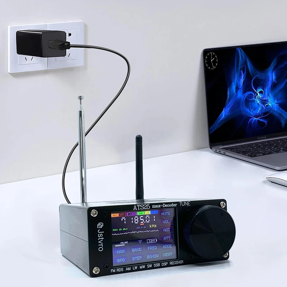 SI4732 ATS-25 Max-декодер радиоприемник с функцией Wi-Fi Полнодиапазонный 2 4 мА литиевая