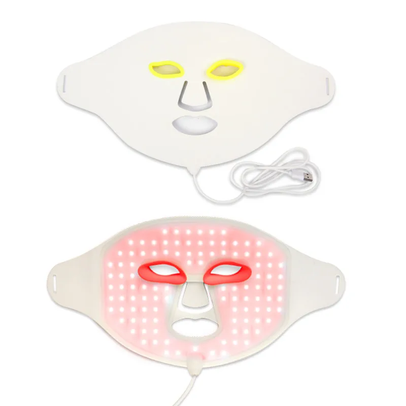 Led 7colors Face Toning Device Hydraskincare Photon Face Tighten Mask Rejuvenation Skin Facial Infrared Lights Therapy Wrinkle