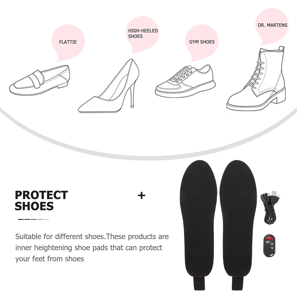 Зимние электрические стельки с подогревом и дистанционным управлением