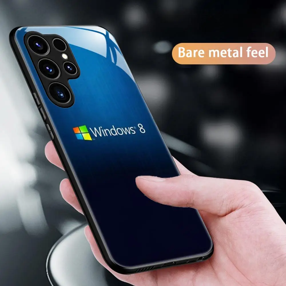 Крутой брендовый чехол для телефона LOOG W-Wind-ows Samsung S25 S24 S23 S22 S21 S20 Plus Ultra Note20