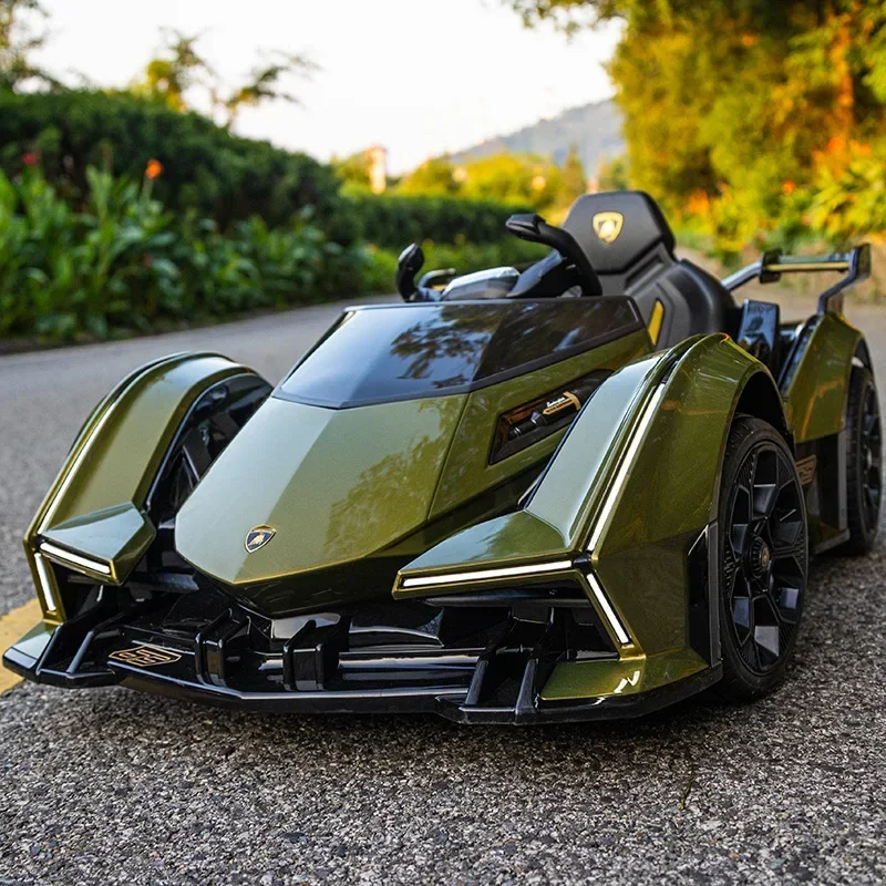 Моторизованный перезаряжаемый Детский Электронный автомобиль Lamborghin работающий
