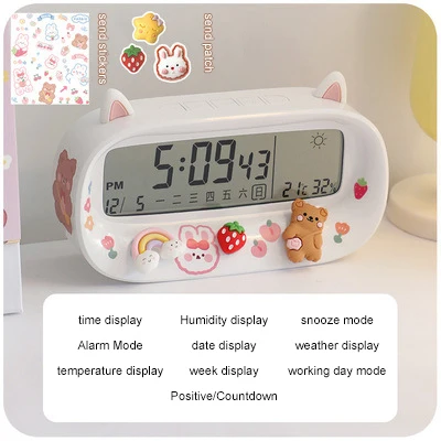 

Светодиодные часы с будильником