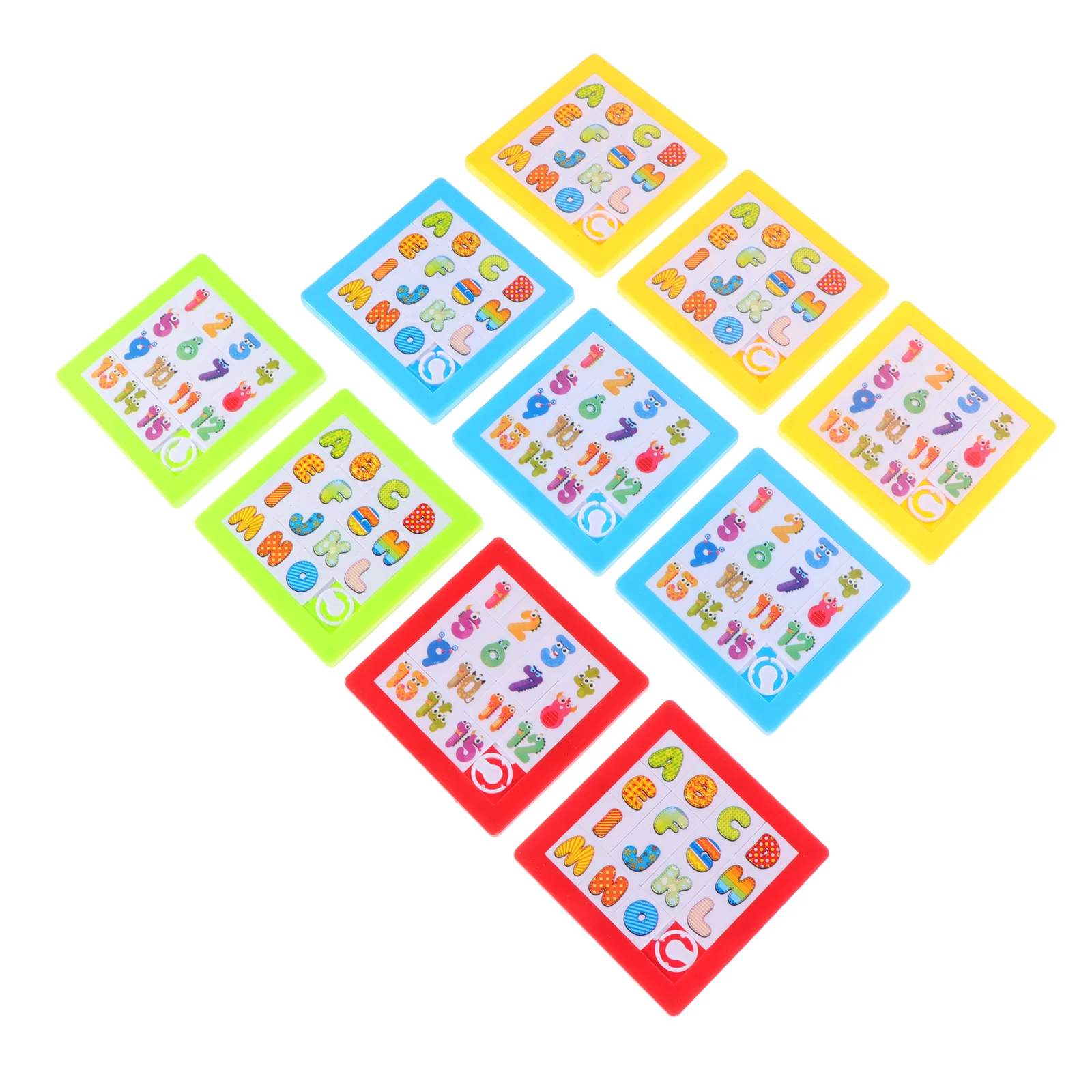 

Puzzle Number Slide Toy Game Toys Brain Educational Kids Cartoon Teasers Fifteen Jigsaw Letters Numbersearly Board Alphabet