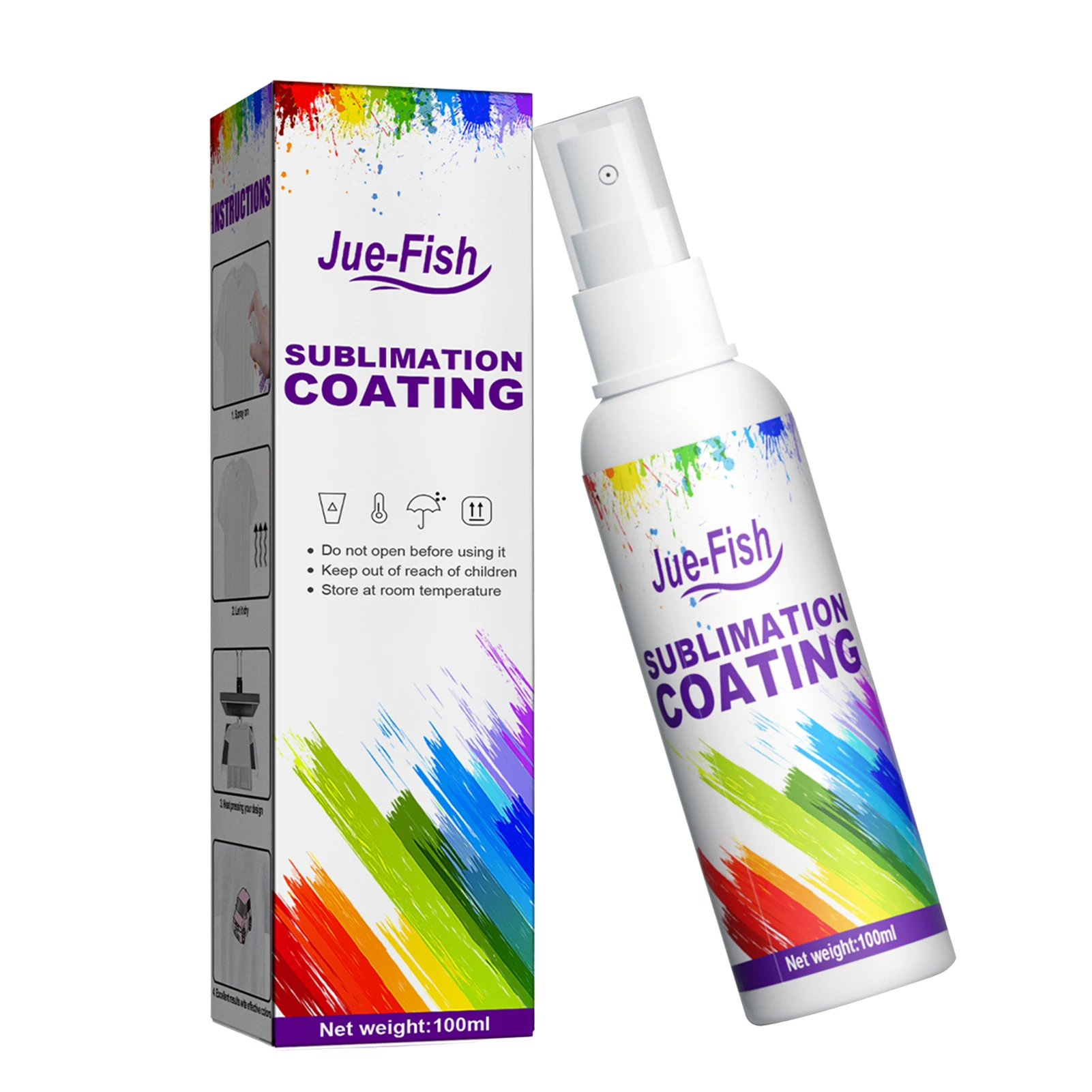 

100ml Sublimation Coating Spray Sublimation Solution Spray With High Gloss Finish Quick Dry Formula Sublimation Fluid Sprays For