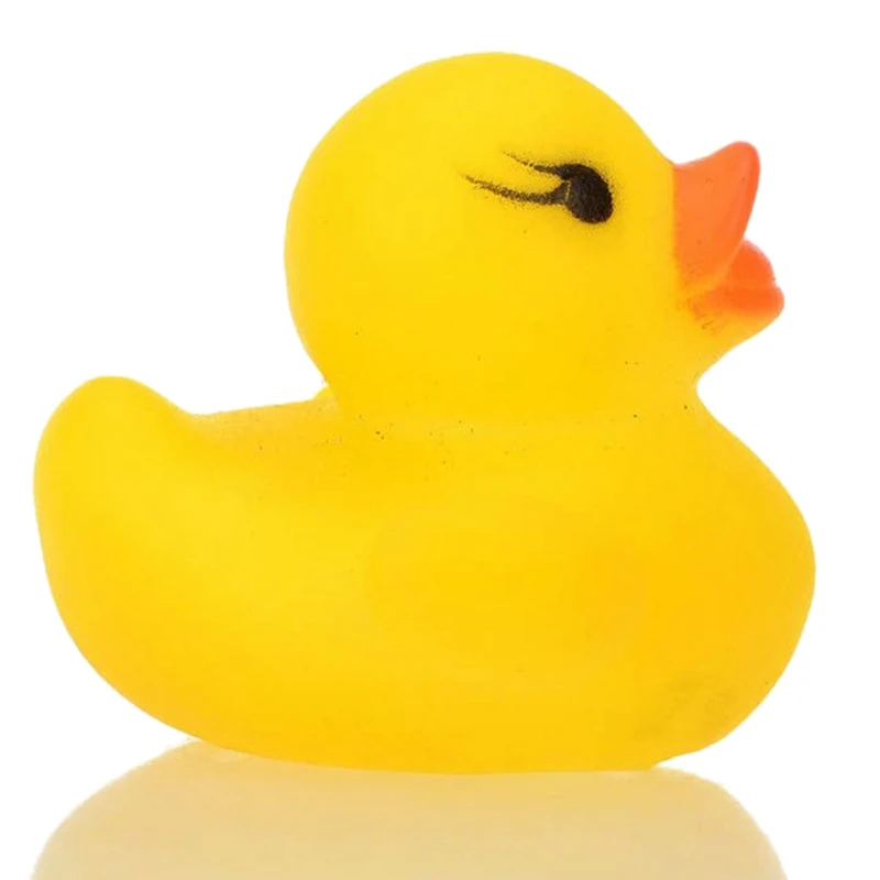 

20Pcs Lots Yellow Baby Children Bath Toys Cute Rubber Squeaky Duck Ducky