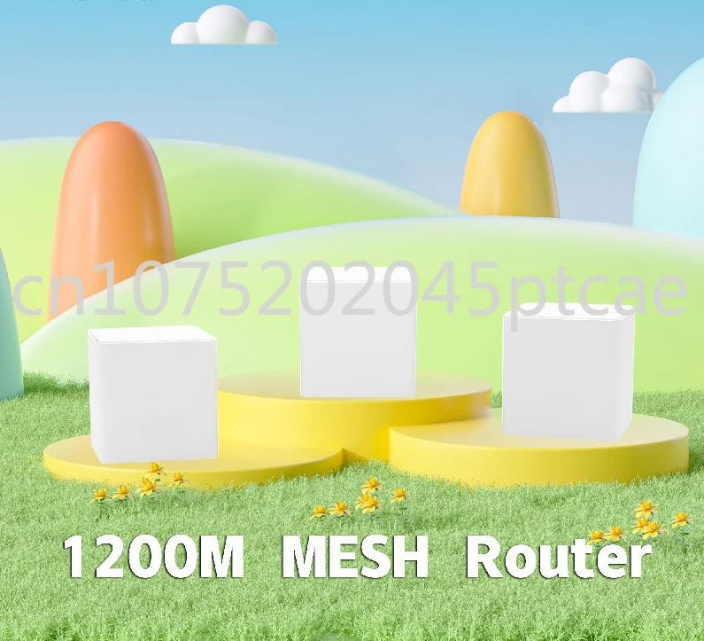 

Wifi Router AC1200 Dual-Band for Whole Home Wifi Coverage Mesh WiFi System Wireless Bridge, APP Remote Manage