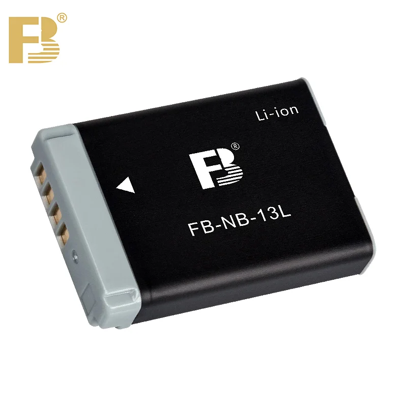 Аккумулятор FB NB-13L 1250 мАч с двойным USB-зарядным устройством для Canon G7X3 G5X2 G7X Mark II G5X G9X