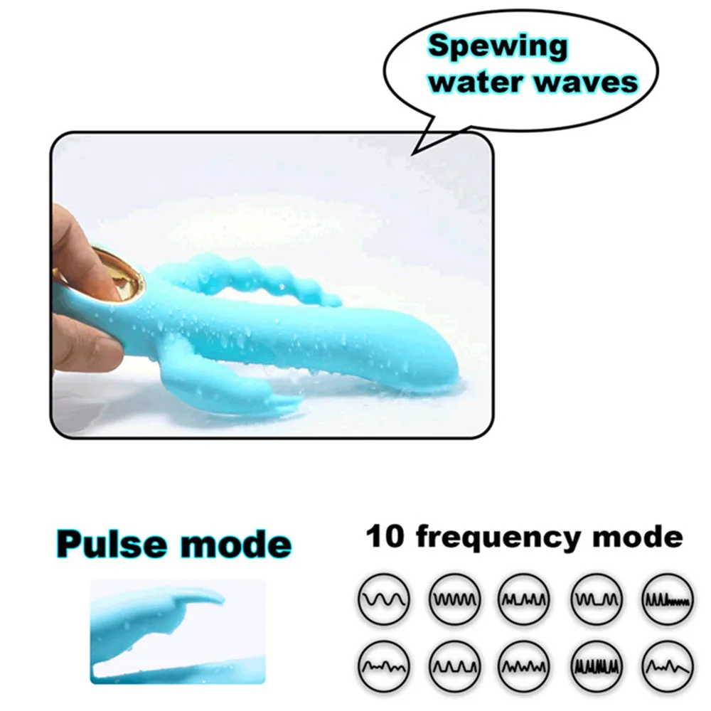 Фаллоимитатор вибратор массажер для точки G Стимулятор клитора вагинального
