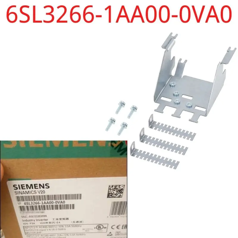 

6SL3266-1AA00-0VA0 Brand New SINAMICS V20 Size A shield connection kit Size: 89x95x56 (WxHxD)