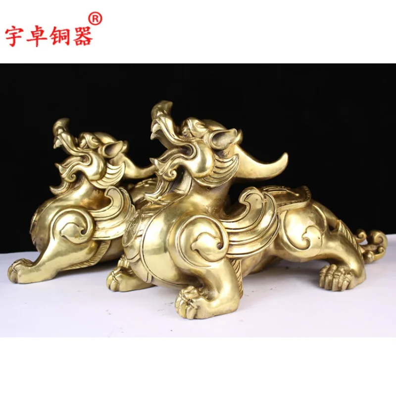 

Yuzhuo Bronze Ware Pure Copper, Brass, Copper, Wealth and Luck, Crafts, Ornaments, Picchu