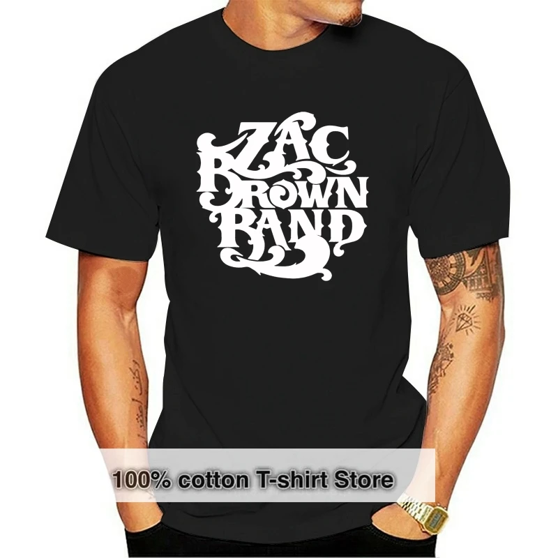 Popular Fashion Zac Brown Band Zbb Logo Short Sleeve Mens T-shirt Trend