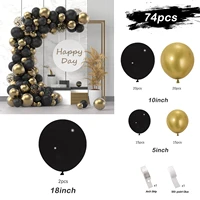 74122pc black gold balloon garland arch decor wedding birthday party latex balloons girls adult baby shower decoration supplies