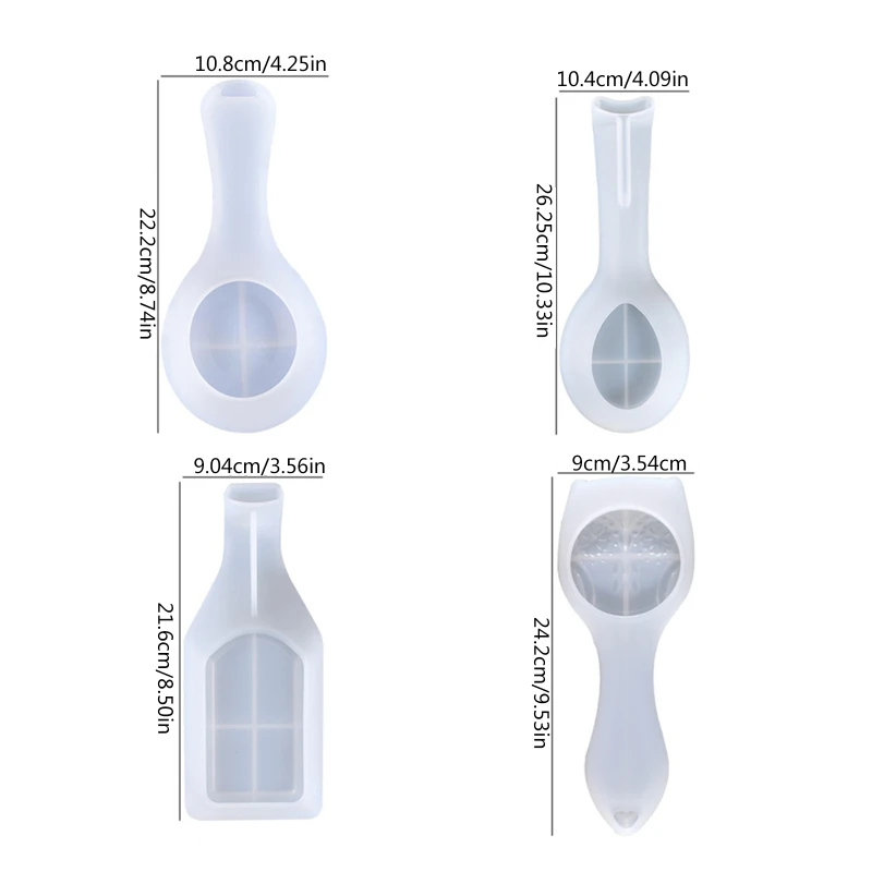 Держатель для ложки и вилки подставка форма эпоксидной смолы лопаточка посуды