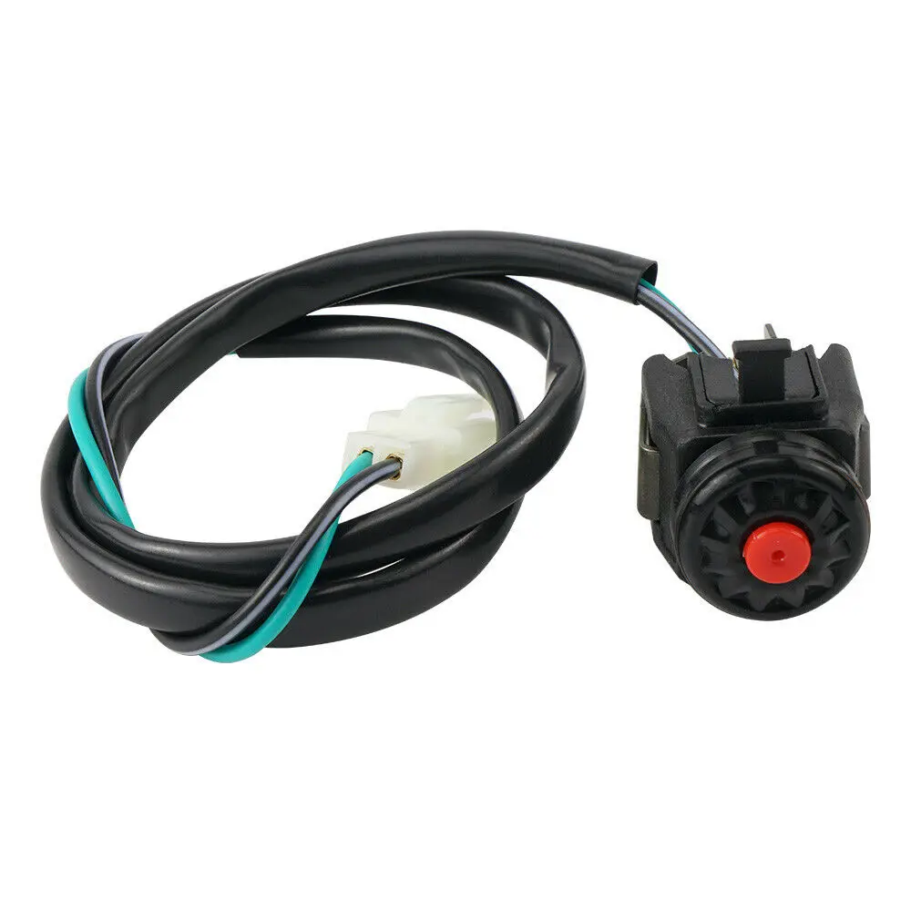 

1pc ABS Motorcycle Kill Switch Red Push Button Horn Starter Dirt Bike ATV Dual Sport For 7/8" Diameter Handle Bar