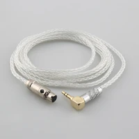 hot sale 4 4mm xlr 2 5mm 99 pure silver 8 core earphone cable for akg q701 k702 k271 k272 k240 k141 k712 k181 k712