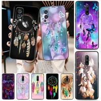 dream cather feathers for oneplus 9 9r nord ce 2 n10 n100 8t 7t 6t 5t 8 7 6 pro plus 5g silicone phone case cover