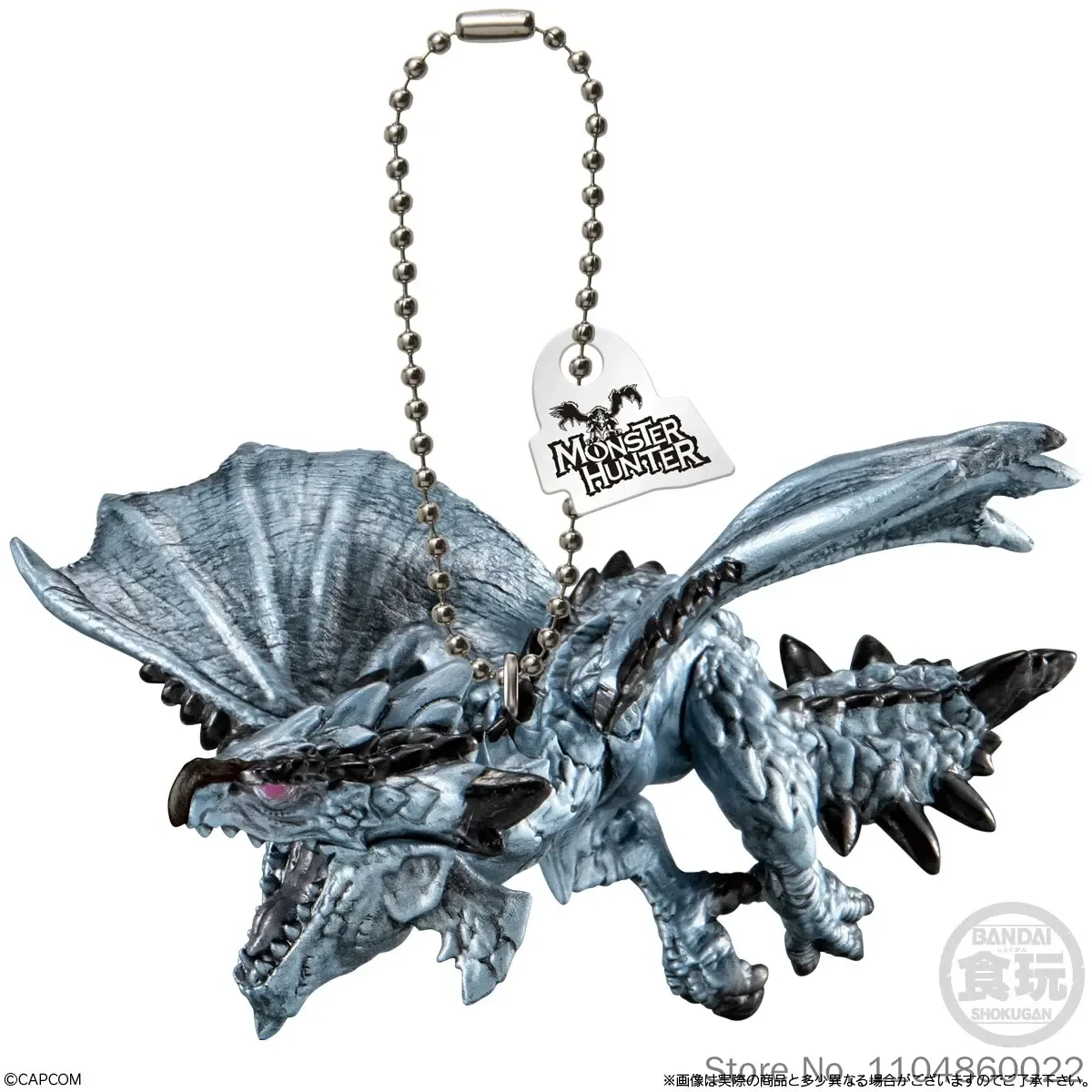 Фото Новый брелок-фигурка Bandai Monster Hunter Rathalos, коллекционный кулон для сумки, аниме-мерч для коллекционеров аниме и игр №3