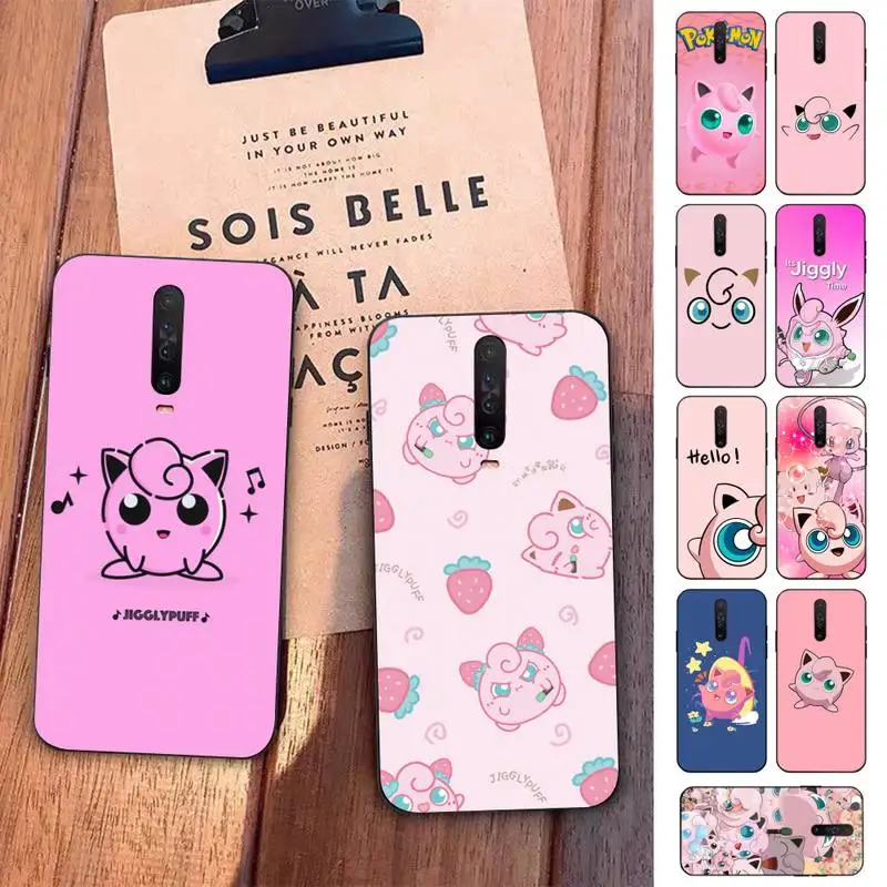 

BANDAI Pokemon Jigglypuff Phone Case for Redmi 5 6 7 8 9 A 5plus K20 4X S2 GO 6 K30 pro