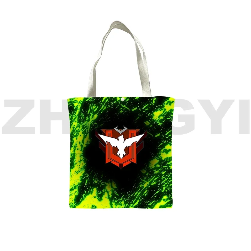 Легкая портативная сумка на плечо Free Fire Garena 3D Harajuku Game Tote Bag Повседневные сумки