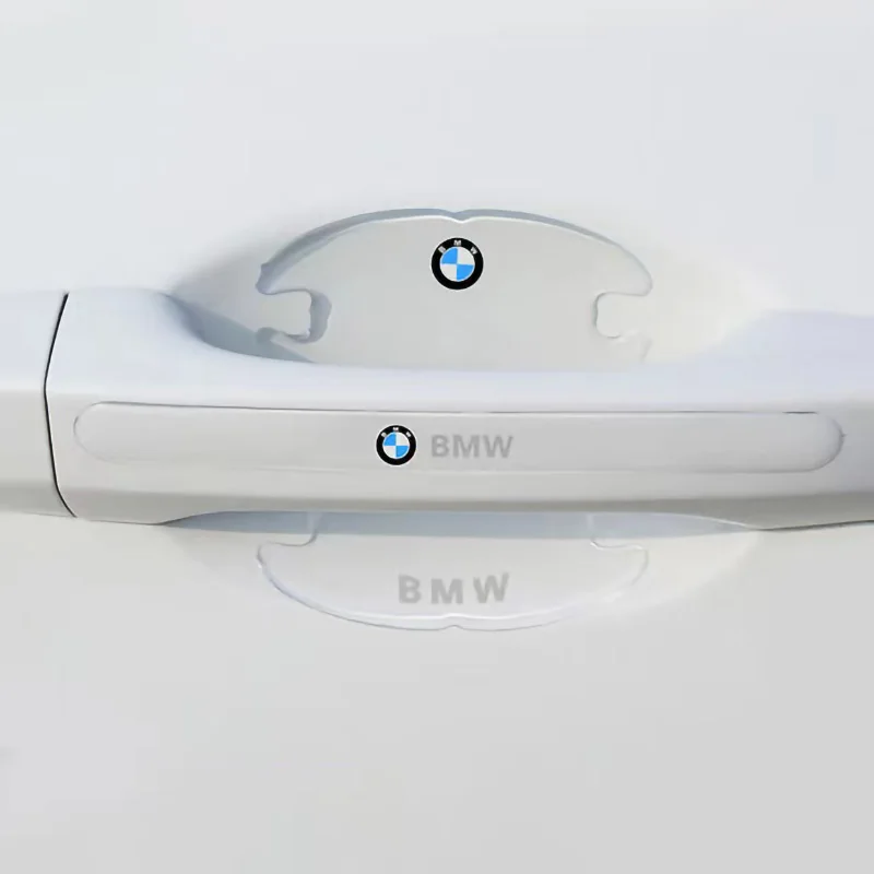 4 шт. защитные наклейки на дверные чаши для BMW F10 F30 F16 F01 F02 F25 F31 F40 1 3 5 7 Series X3 X5 X7