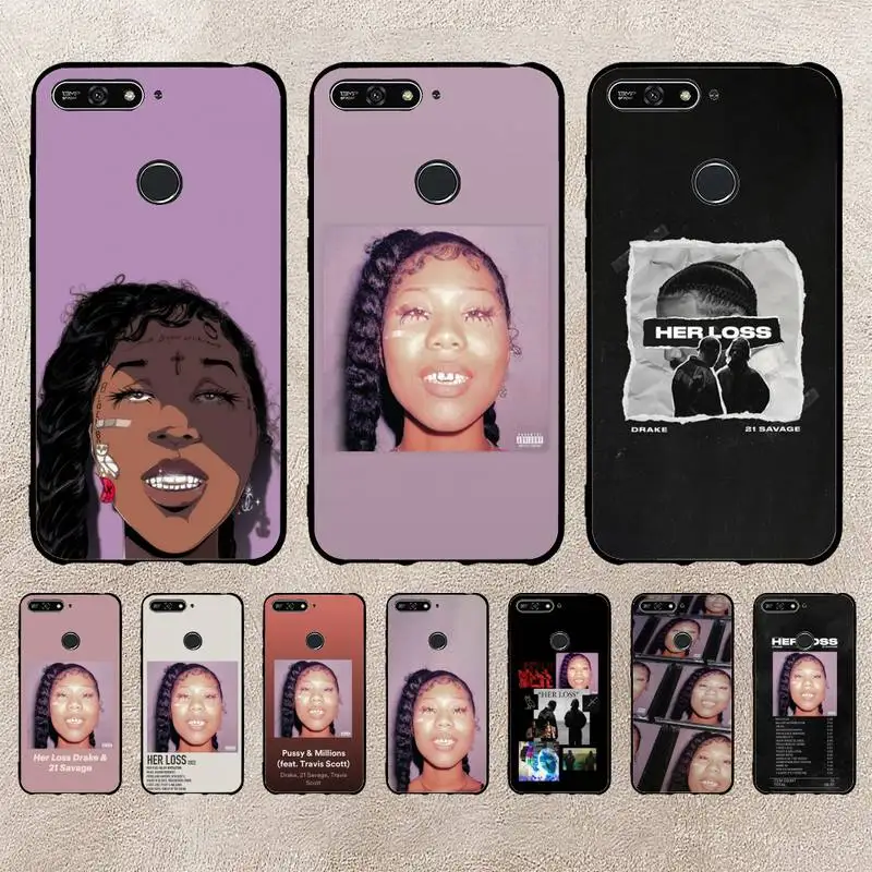 

Her Loss Drake 21 Savage Phone Case For Xiaomi 11 10 12Spro A2 A2lite A1 9 9SE 8Lite 8explorer F1 Poco 12S Ultra Cove