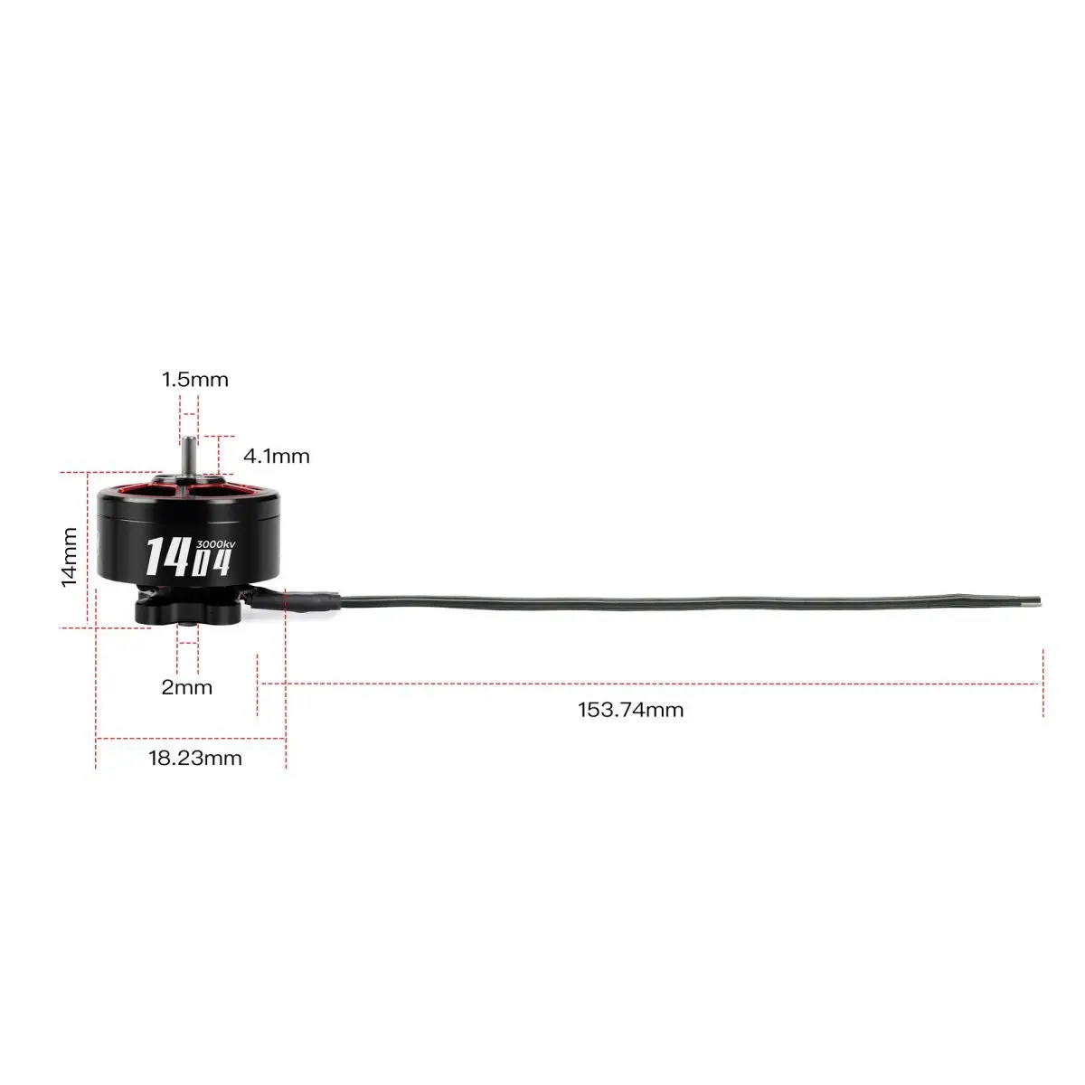 Фото GEPRC SPEEDX2 1404 Мотор 3000 кВ/3850 кВ/4600 кВ №4