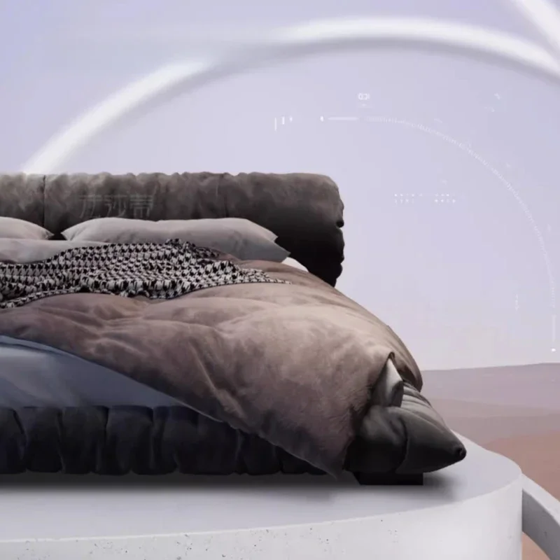 Скандинавская эстетика дизайнерская кровать в итальянском стиле современная