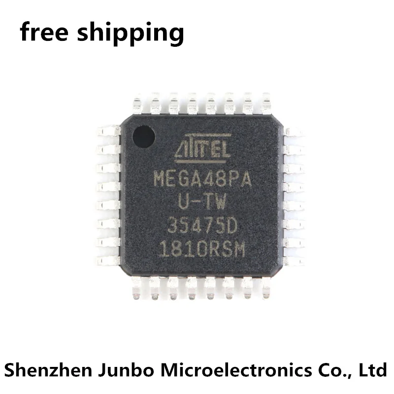 

10PCS 100% New ATMEGA48PA-AU ATMEGA48PA AU QFP-32 Chipset