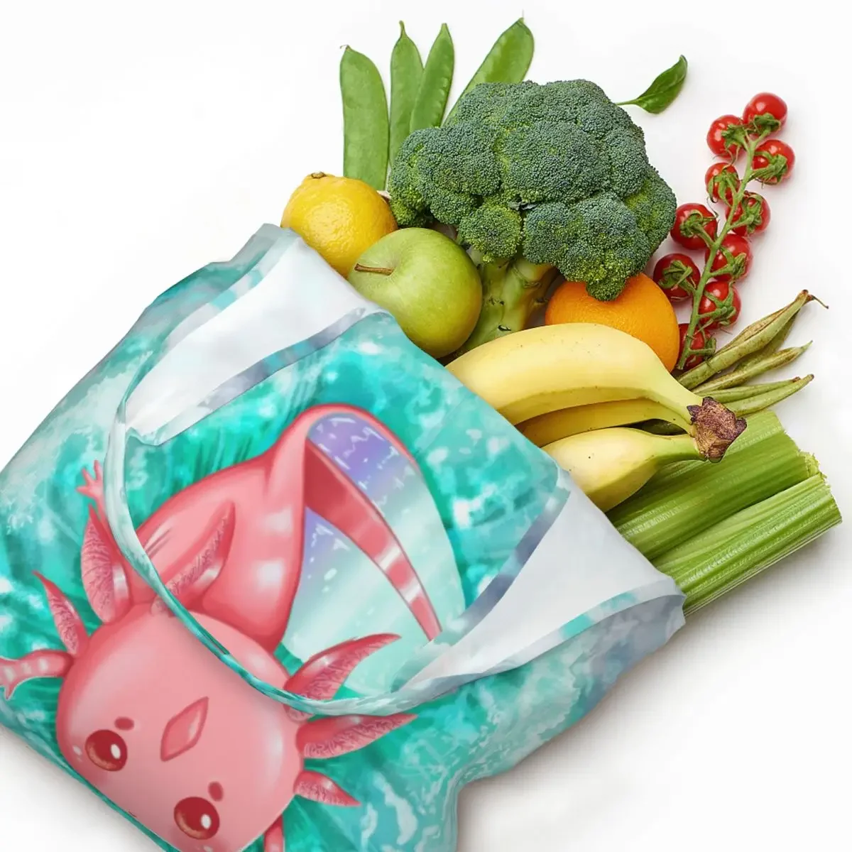 Детская сумка для покупок Axoltl холщовая сумка-шопер с принтом большая