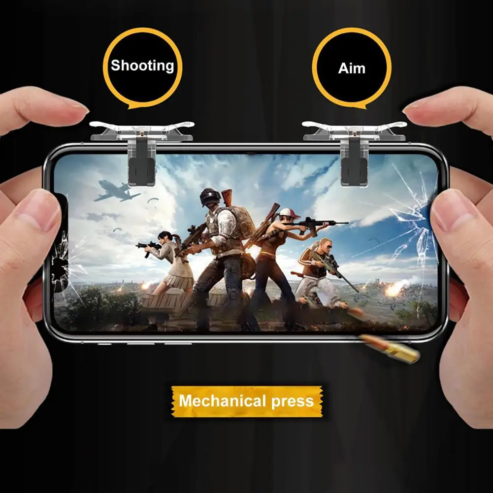 

1 Pair Useful Lightweight Smartphone Gamepad Game Joystick Compact Convenient