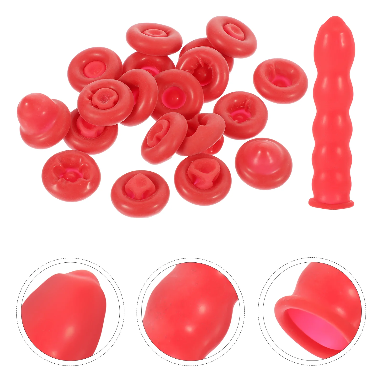 

20 Pcs Caulk Saver Caulking Caps Sealing Open Tube Nozzle Sealer Emulsion Savers Tip Covers