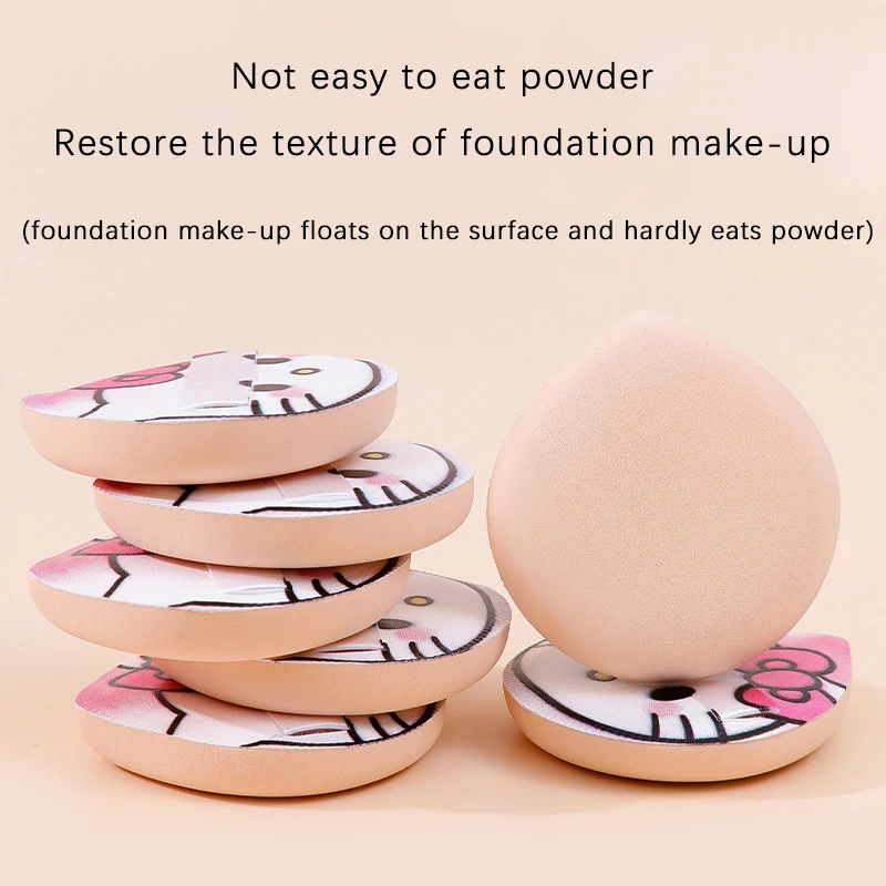 Мультяшный SanrioedHello Kitty воздушная подушка для пудры спонжи Ins девушка Сердце Kawaii