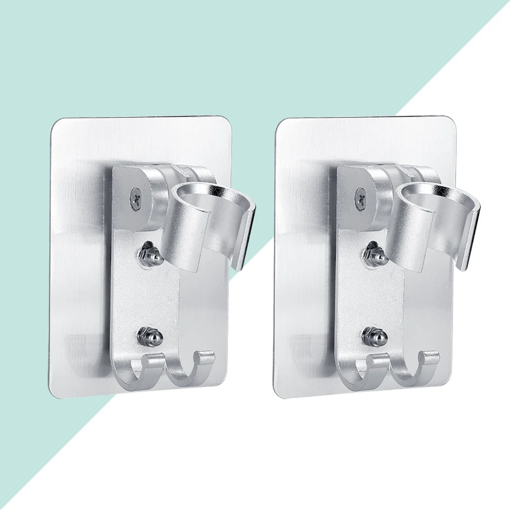 

2pcs Holder Rack Bracket Fixing Base Sprayer Bracket for Bathhouse Hotel Bathroom