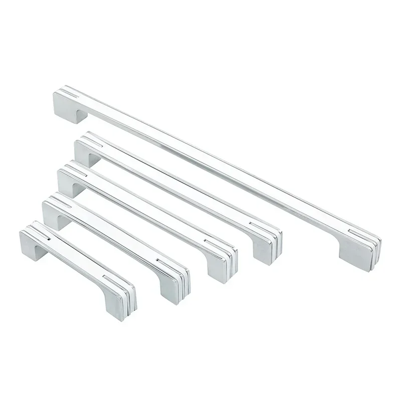 Ручка шкафа из цинкового сплава 96/128/160/192/320 мм дверная ручка кухонного мебельная