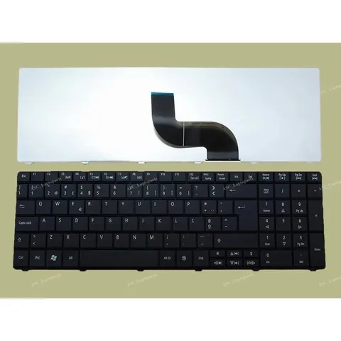 Новая португальская Клавиатура для ноутбука ACER travelmate 8571 E1-521 E1-531 E1-531G clado черная без рамки