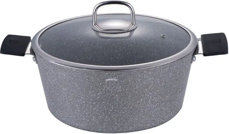 Кастрюля с крышкой 24 см Grey Stone Touch Line|Кастрюли| |