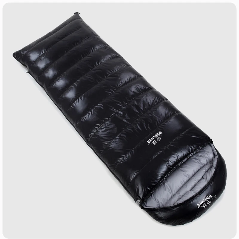 

Winter Duck Down Sleeping Bag Camping Hiking Outdoor -20 -30 -40 Thick Minus Warm Cold Weather Free shipping Splicing Sleeping