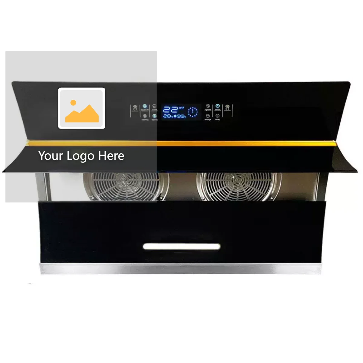 

Super strong suction international version side range hood with CE certification and double motors kitchen chimney